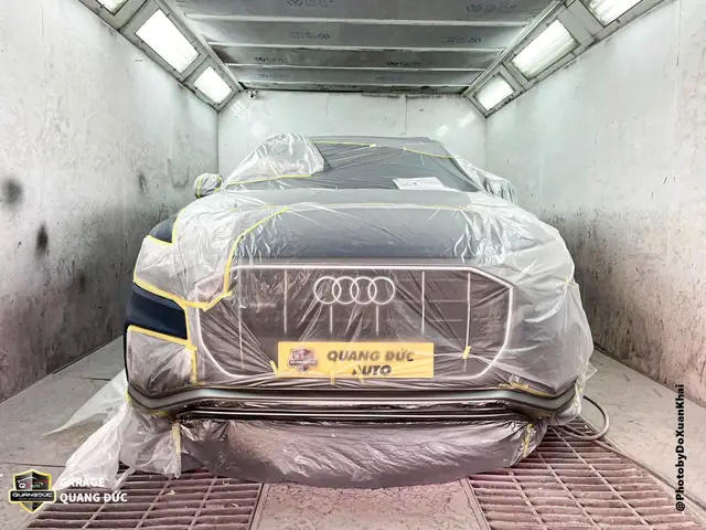 Quy Trình Sơn Lại Toàn Bộ Xe Audi Q8