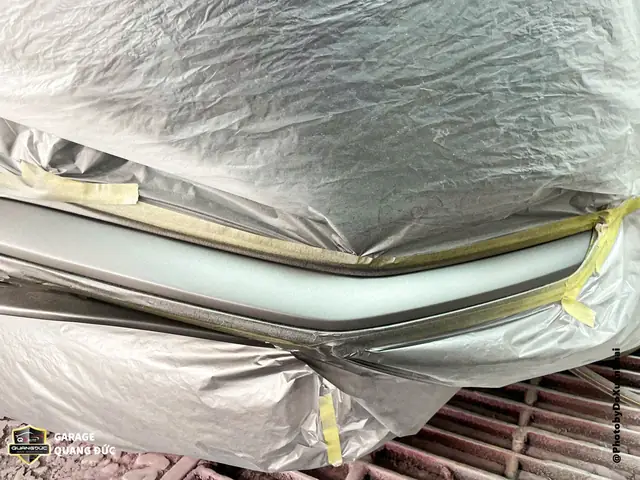 Quy Trình Sơn Lại Toàn Bộ Xe Audi Q8