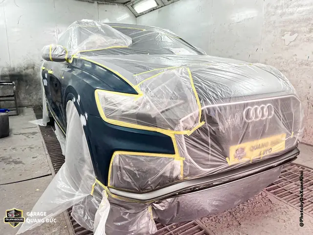 Quy Trình Sơn Lại Toàn Bộ Xe Audi Q8