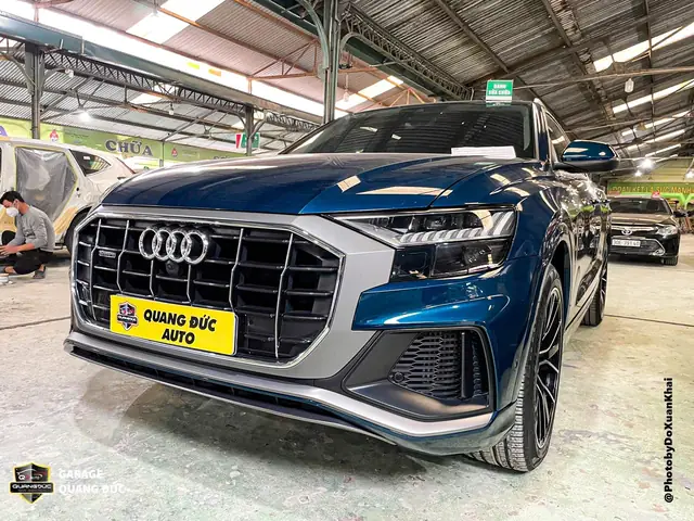 Hình Ảnh Sau Khi Sơn Lại Toàn Bộ Trên Audi Q8