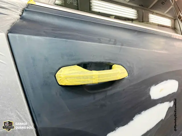 Quy Trình Sơn Lại Toàn Bộ Xe Audi Q8