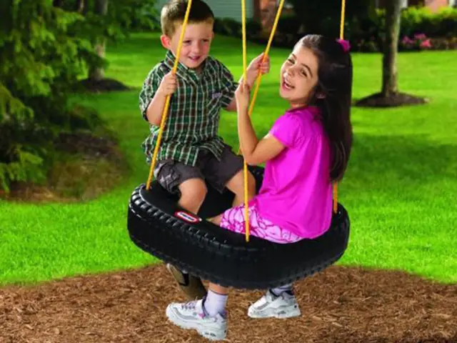 Hướng Dẫn Cách Làm Xích Đu Bằng Lốp Xe Oto