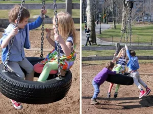 Làm Xích Đu Bằng Lốp Xe Cần Lưu Ý