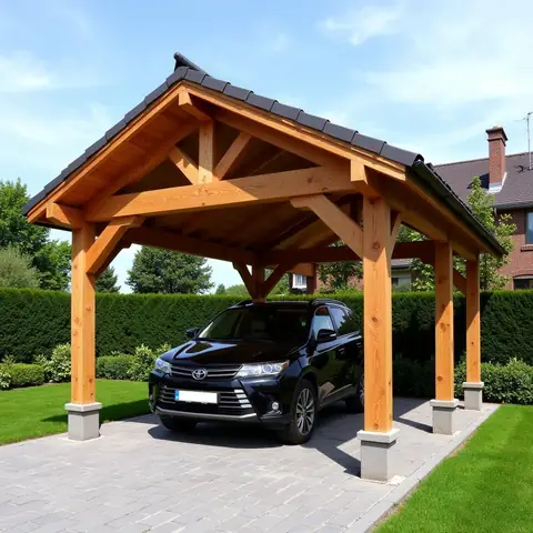 Các Loại Lán Để Xe Ô Tô Phổ Biến Hiện Nay