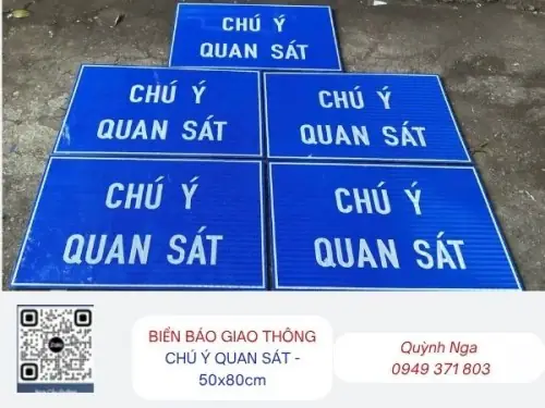 Biển Báo Chú Ý Quan Sát