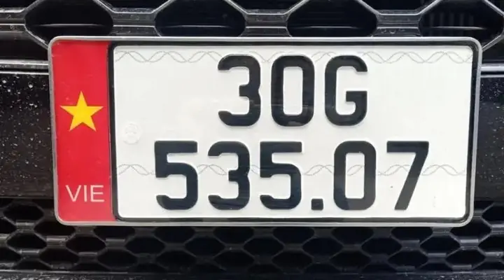 Biển Số Xe Ô Tô Khung Nhựa