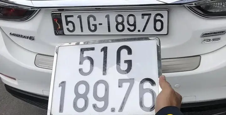 Biển Số Xe Khung Inox