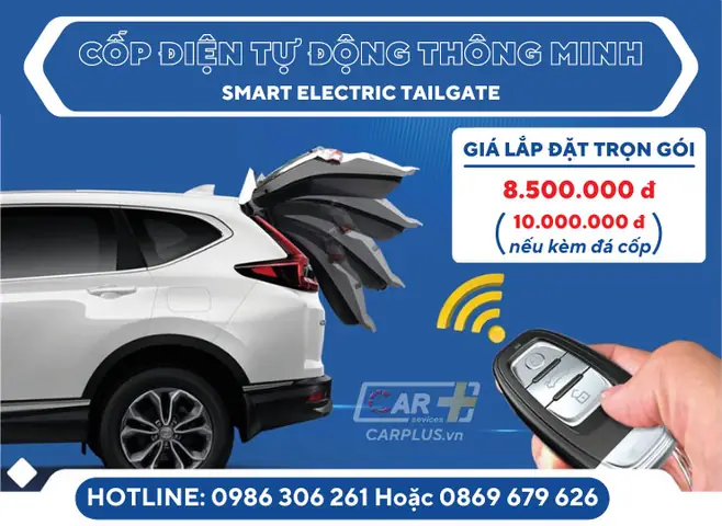 Giá Lắp Đặt Cốp Điện Tự Động Thông Minh Cho Xe Chevrolet Captiva Là Bao Nhiêu?