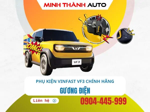 Hướng dẫn lựa chọn gương điện phù hợp với VinFast VF3