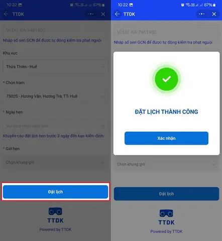 Cách Đặt Lịch Đăng Kiểm Ô Tô Trên Zalo