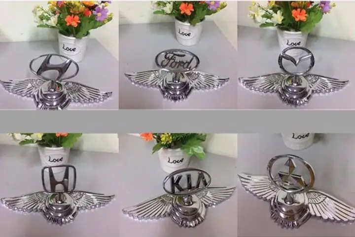 Logo Cánh Chim Thiên Thần Gắn Mui Xe Ô Tô