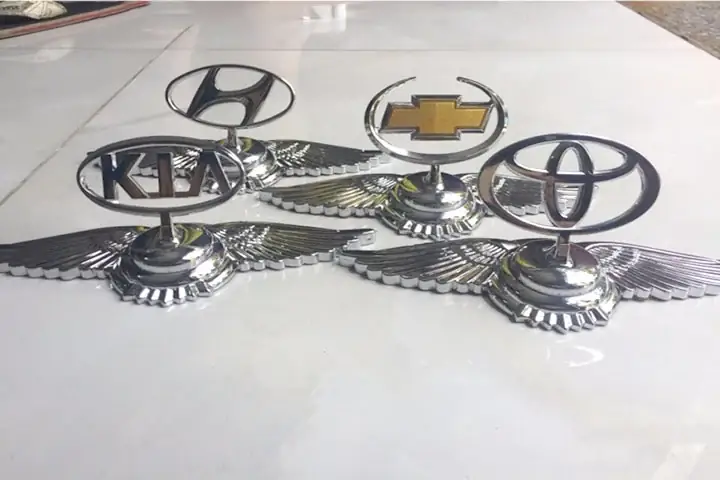 Logo Cánh Chim Thiên Thần Gắn Mui Xe Các Hãng Mazda, Honda, Chevrolet, Nissan; Kia; Chevrolet; Ford; Toyota; Hyundai; Mitsubishi