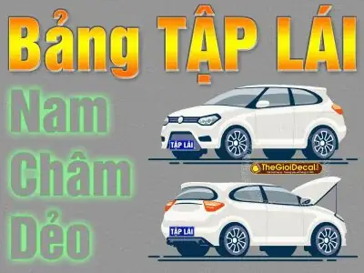 Bảng Tập Lái Xe Nam Châm Dẻo Giá Chỉ 30.000đ-60.000đ Giao Ngay