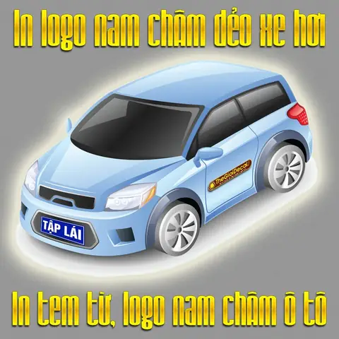 Giá Nam Châm Dẻo In Logo Dán Xe Hơi