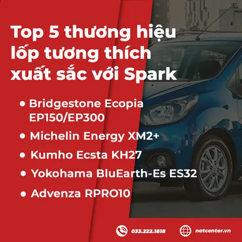 Top 5 Thương Hiệu Lốp Tương Thích Xuất Sắc Với Spark