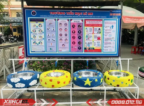 Dùng Lốp Ô Tô Cũ Để Làm Chậu Rửa Tay Tiện Lợi: