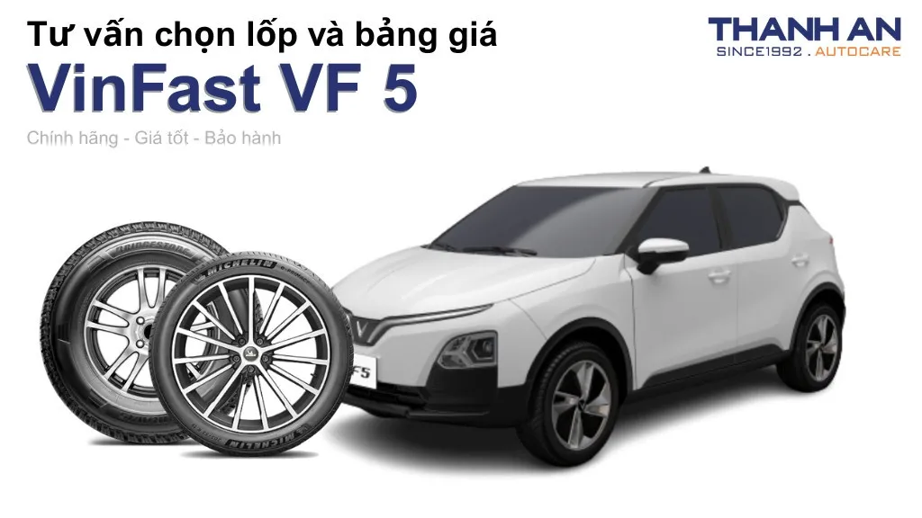 Vị trí tra cứu thông tin áp suất lốp xe VF5 chính xác nhất