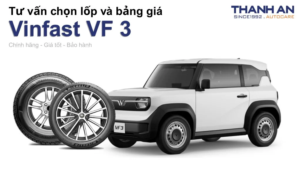 Địa chỉ mua mâm lốp VF3 chính hãng, uy tín và giá tốt.