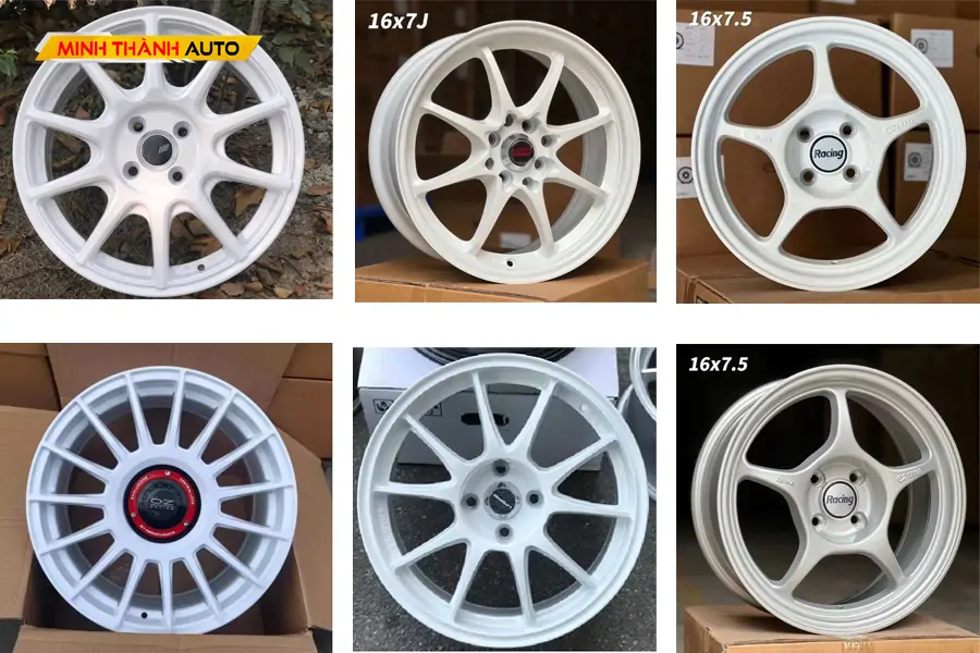 So sánh các loại mâm VF3: Mâm nguyên bản và mâm độ.