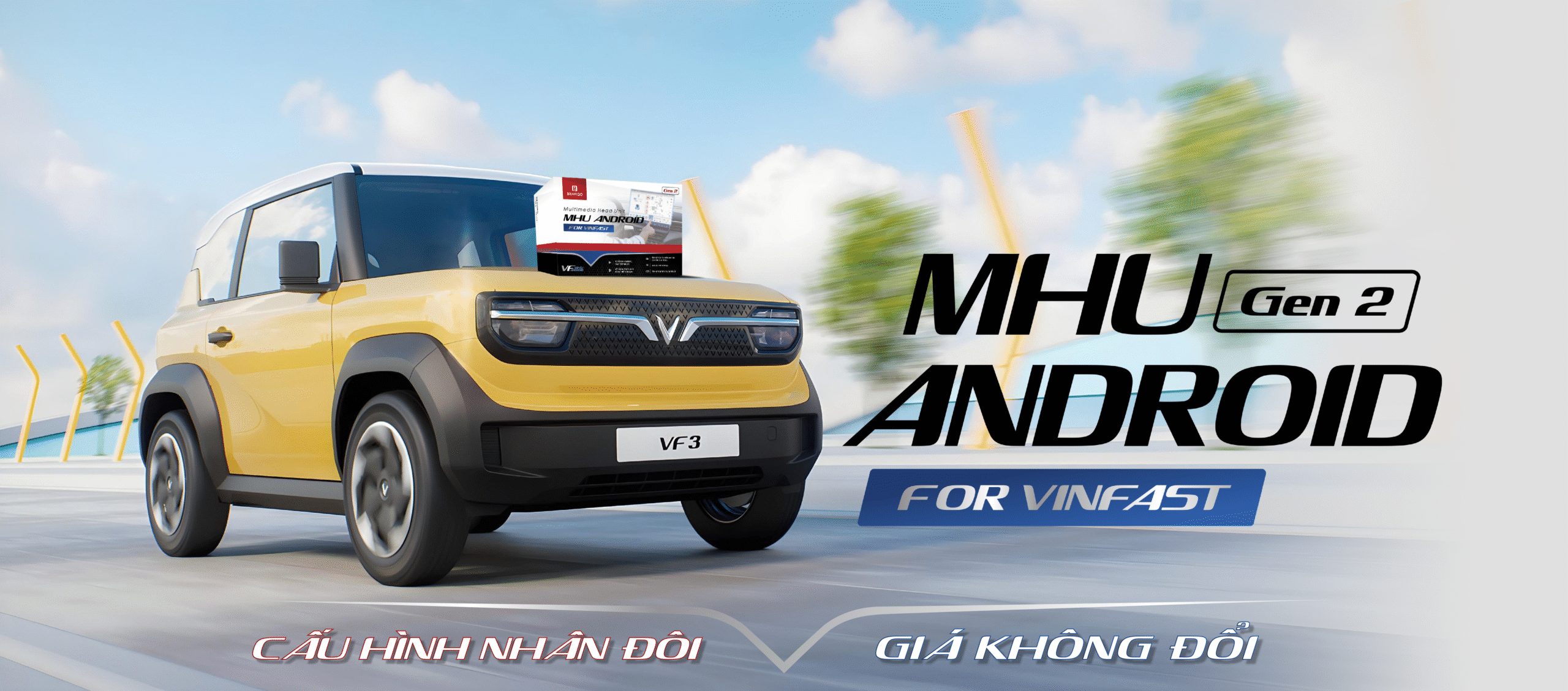 Màn hình Android cho xe VF 3: Tất tần tật thông tin cần biết trước khi nâng cấp