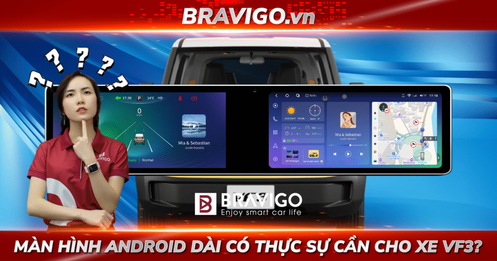 Tại sao nên nâng cấp màn hình Android cho xe VinFast VF 3? [Lợi ích & Ưu điểm]