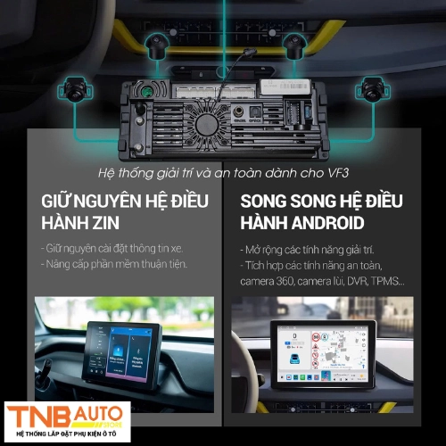 Hướng dẫn lắp đặt màn hình Android cho xe VF 3 tại nhà [Từng bước chi tiết]