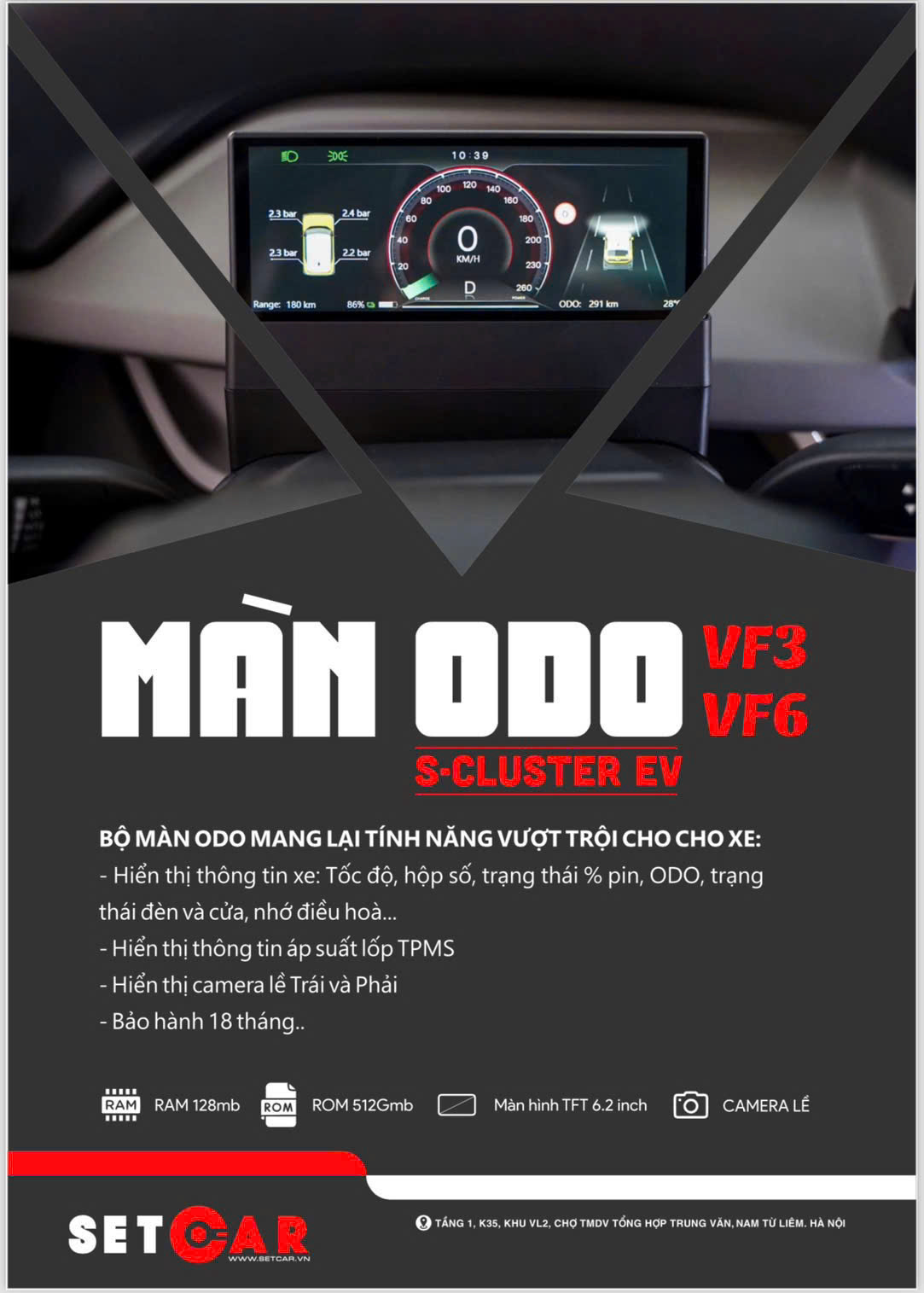 Hướng dẫn lắp đặt và sử dụng màn hình ODO VF3: Tối ưu hóa trải nghiệm lái xe