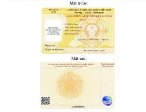 Mẫu Bằng Lái Xe Ô Tô Mới