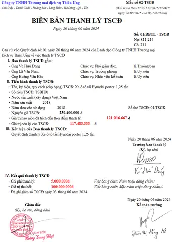 Tầm Quan Trọng Của Việc Lập Mẫu Biên Bản Thanh Lý Xe Ô Tô Công Ty Tầm Quan Trọng Của Việc Lập Mẫu Biên Bản Thanh Lý Xe Ô Tô Công Ty