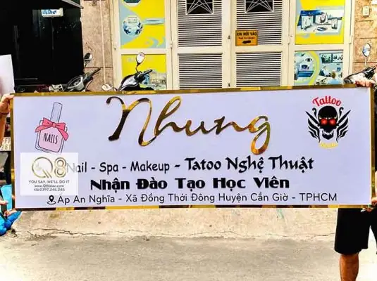 Làm Biển Hiệu Quảng Cáo Nail Spa Phun Xăm Làm Biển Hiệu Quảng Cáo Nail Spa Phun Xăm