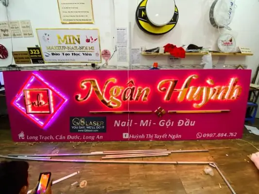 Làm Biển Hiệu Quảng Cáo Nail Mi Gội Đầu Làm Biển Hiệu Quảng Cáo Nail Mi Gội Đầu