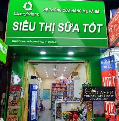 Thi Công Biển Hiệu Sữa Bỉm Thi Công Biển Hiệu Sữa Bỉm