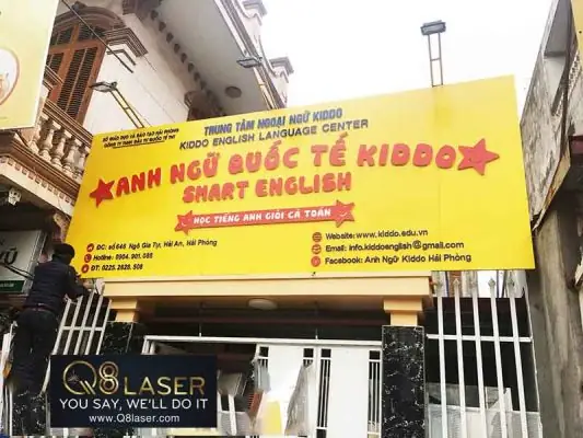 Thi Công Làm Biển Quảng Cáo Trung Tâm Tiếng Anh Thi Công Làm Biển Quảng Cáo Trung Tâm Tiếng Anh