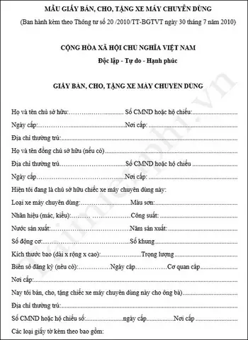 Mẫu Chuyển Nhượng Xe Ô Tô: Hướng Dẫn Chi Tiết & Tải Biểu Mẫu