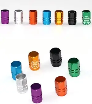 Nắp Van Lốp Ô Tô Bằng Nhôm, Nắp Van Màu Trang Trí Ô Tô Ms-63