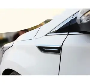 Bộ 2 Mang Cá Dán Giả Hốc Gió Dán Trang Trí 2 Bên Sườn Xe Ô Tô Ms-195