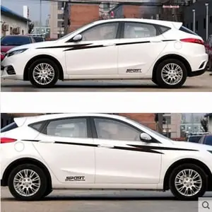 Bộ Tem Dán Trang Trí Sườn Xe Ô Tô Ms-232