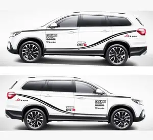 Dải Tem Decal Dán Thân Xe Wrc Trang Trí Ô Tô Suv Ms-252