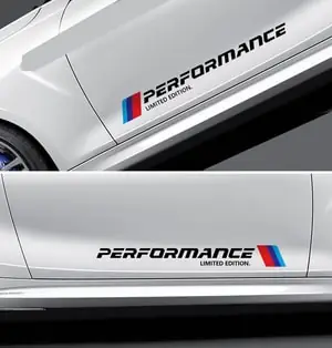 Dải Tem Chữ Performance Trang Trí 2 Sườn Xe Ô Tô Ms-281