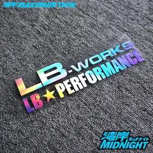 Tem Decal Chữ Lb Works Lb Performance Màu Sắc Dán Trang Trí Ô Tô Ms-258
