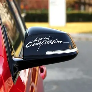 Tem Chữ Spirit Of Competition Dán Trang Trí Gương Ô Tô Ms-154