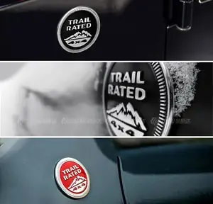 Logo 3d Kim Loại Trail Rate Dán Trang Trí Xe Ô Tô Ms-359