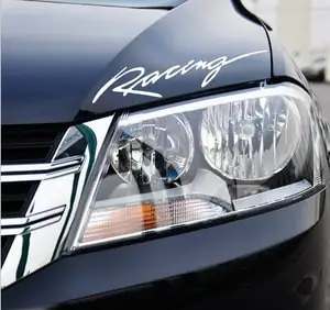 Tem Chữ Racing Dán Trang Trí Đầu Xe Ô Tô Ms-152