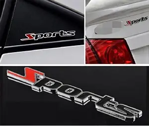 Decal Tem Chữ Kim Loại Sport Dán Trang Trí Ô Tô (mẫu 1) Ms-35