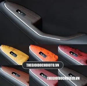 Phim Decal Vân Gỗ Dán Nội Thất Ô Tô Ms-142