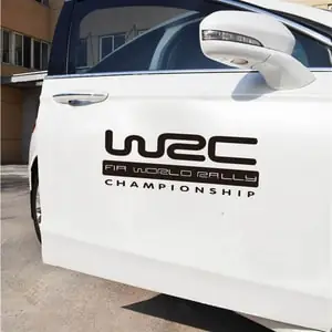 Tem Wrc Fia World Rally Championship Dán Sườn Xe Ô Tô Ms-09