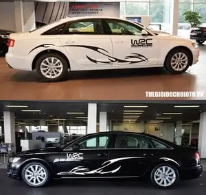 Tem Decal Wrc Dán Sườn Xe Ô Tô Ms-03