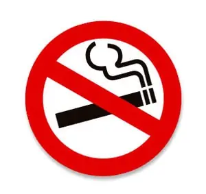 Tem Không Hút Thuốc No Smoking Dán Xe Ô Tô (mẫu 1) Ms-182