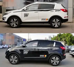Dải Tem Decal Sport Dán Trang Trí Ô Tô Suv Ms-253