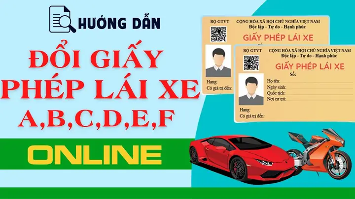 Mẫu Đơn Đổi Giấy Phép Lái Xe Ô Tô Cập Nhật Mới Nhất